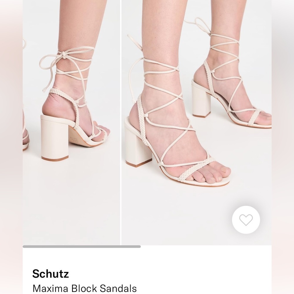 Schutz Maxima Block Sandal - image 1